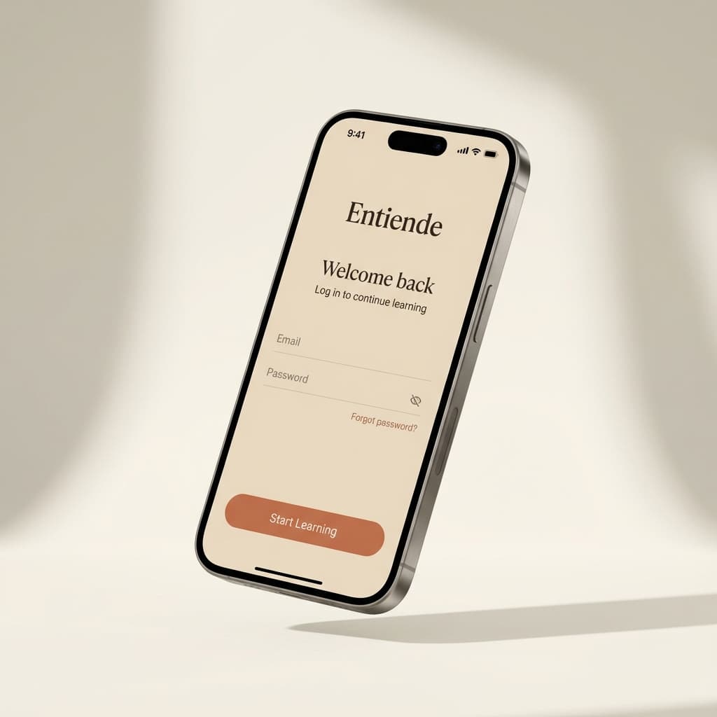 Entiende App Interface